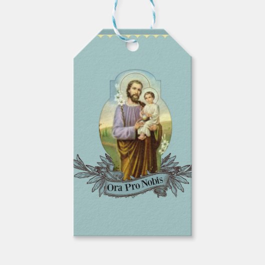 St. Joseph Feest Dag 19 maart Cadeaulabel (Voorkant)