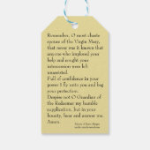  St. Joseph Feest Dag 19 maart Gebed Labels Cadeaulabel (Achterkant)