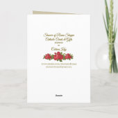 St. Joseph Feest Dag Katholieke Religieuzen Kaart (Achterkant)