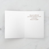 St. Joseph Feest met Tarwe Personeel op Bruin Kaart (Binnen)