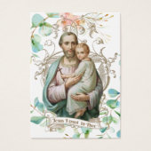 St. Joseph Jesus Protection Prayer katholiek Visitekaartje (Voorkant)