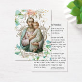 St. Joseph Jesus Protection Prayer katholiek Visitekaartje (Bureau)