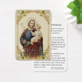 St. Joseph Jesus Protection Prayer katholiek Visitekaartje (Bureau)