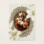 St. Joseph Jesus Protection Prayer Religieuze Visitekaartje (Voorkant)