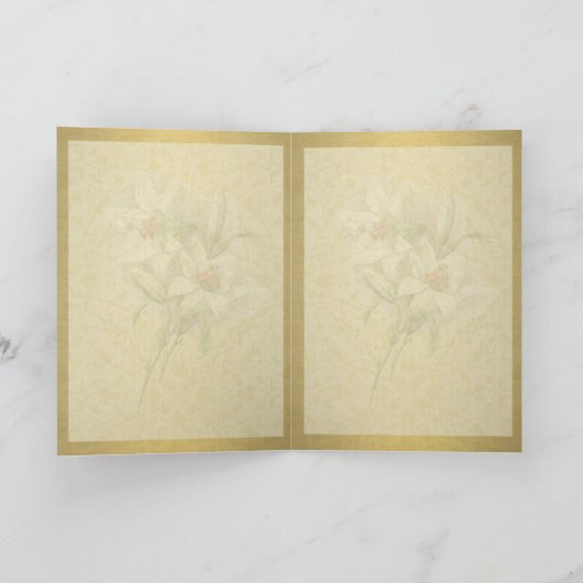 St. Joseph Jesus Religious  Catholic Kaart (Binnen)