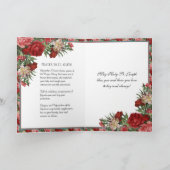 St. Joseph Jesus Rode Rozen Memorare Gebed Kaart (Binnen)