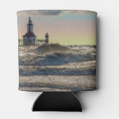 St Joseph Lighthouse Painterly Blikjeskoeler (Achterkant)