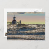 St Joseph Lighthouse Painterly Briefkaart (Voorkant / Achterkant)