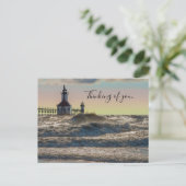 St Joseph Lighthouse Painterly denkt aan jou Briefkaart (Staand voorkant)