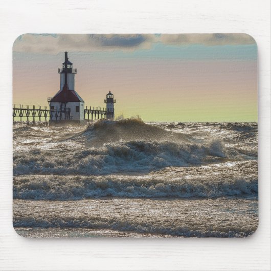 St Joseph Lighthouse Painterly Muismat (Voorkant)