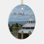 St. Joseph, Michigan Keramisch Ornament (Rechts)