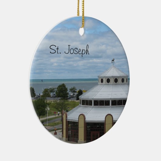 St. Joseph, Michigan Keramisch Ornament (Rechts)