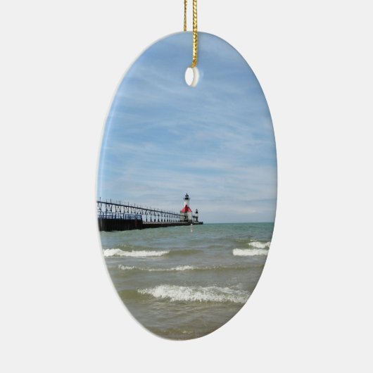 St. Joseph Michigan Lighthouse Ornament (Rechts)