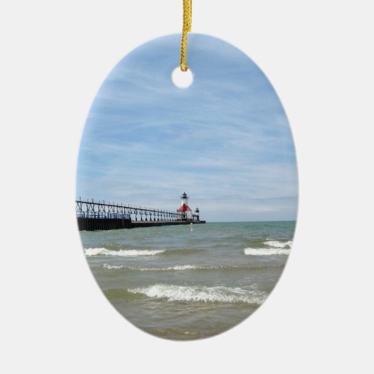 St. Joseph Michigan Lighthouse Ornament (Voorkant)