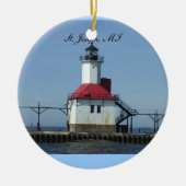 St. Joseph Michigan Lightihouse Ornament (Voorkant)