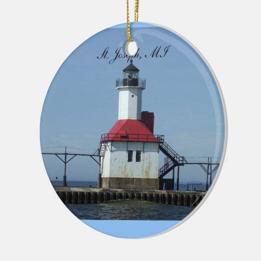 St. Joseph Michigan Lightihouse Ornament (Links)