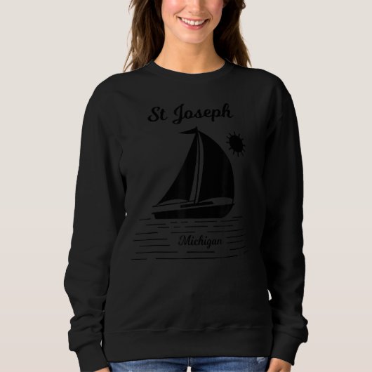 St Joseph Michigan Sailboot Trui (Voorkant)