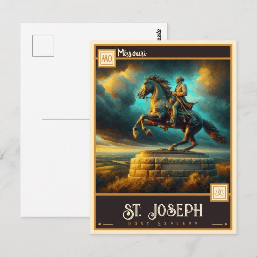 St. Joseph, Missouri |  Briefkaart (Voorkant / Achterkant)