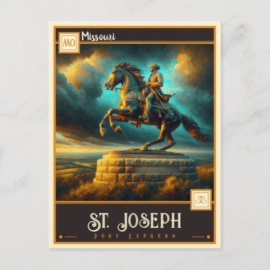 St. Joseph, Missouri |  Briefkaart (Voorkant)