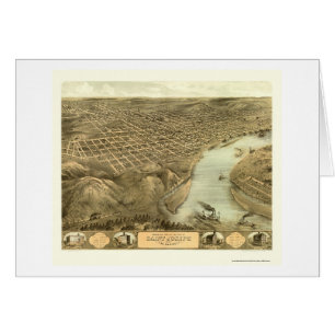 St. Joseph, MO Panoramic Map - 1868