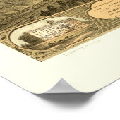 St. Joseph, MO Panoramic Map - 1868 Poster (Hoek)