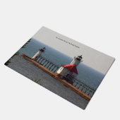 St. Joseph North Pierhead Lights deurmat (Schuin)