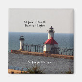 St. Joseph North Pierhead Lights magnet (Voorkant)