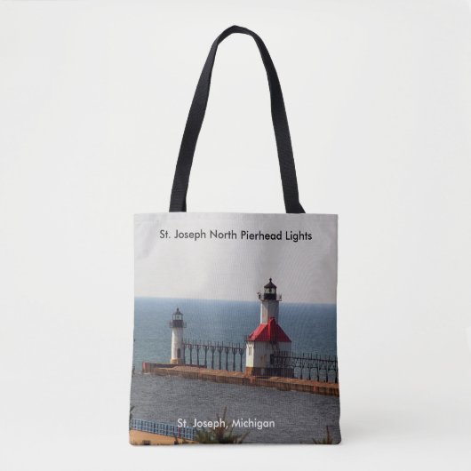 St. Joseph North Pierhead Lights overal tote bag (Voorkant)