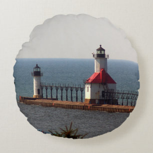 St. Joseph North Pierhead Lights ronde kussen