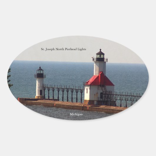 St. Joseph North Pierhead Lights sticker (Voorkant)