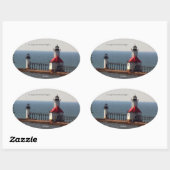 St. Joseph North Pierhead Lights sticker (Vel)