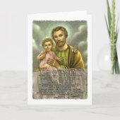 St Joseph Novena 2 Kaart (Voorkant)