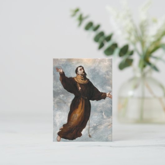 St. Joseph of Cupertino Catholic Prayer Card       Plaatskaartje (Staand voorkant)
