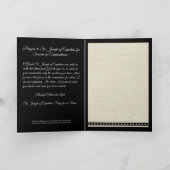 St. Joseph of Cupertino Catholic Prayer Kaart (Binnen)