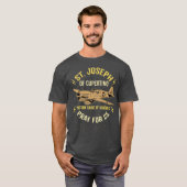St Joseph of Cupertino Patron Saint of Pilots T-shirt (Voorkant volledig)