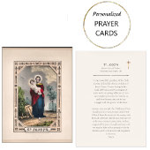 St. Joseph Patron Saint Catholic Prayer Card Plaatskaartje