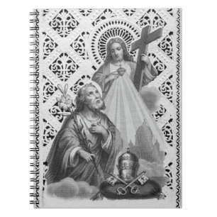 St. Joseph, Pauselijke Symbolen, en SHJ (Detail; L Notitieboek