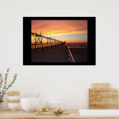 St. Joseph Pier Light, MI HI RES Poster (Keuken)