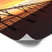 St. Joseph Pier Light, Michigan Poster (Hoek)
