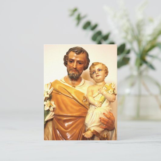 St. Joseph Post Card Briefkaart (Staand voorkant)