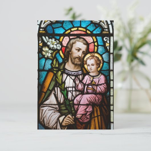 St Joseph Prayer Card (Staand voorkant)