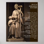St Joseph Prayer Poster (Voorkant)