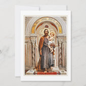 St. Joseph Protector Gebed Katholiek Religieus (Voorkant)