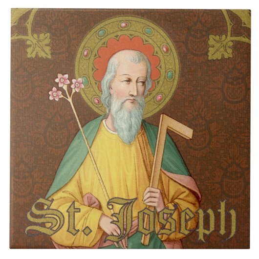 St. Joseph (SAU 35) Tegeltje (Voorkant)