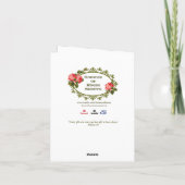 St. Joseph Spiritueel Boeket Kaart (Achterkant)