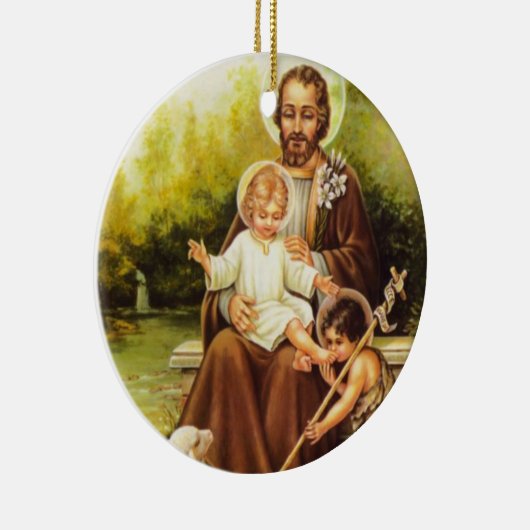 St. Joseph/St. Therese Double Sided Ornament (Rechts)