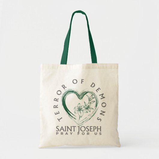 St. Joseph Terror van demonen Tote Bag (Voorkant)