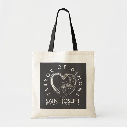 St. Joseph Terror van demonen Tote Bag (Voorkant)
