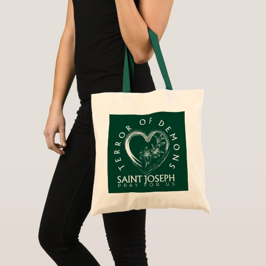 St. Joseph Terror van demonen Tote Bag (Voorkant (product))
