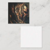 St. Joseph The Carpenter Vierkante Visitekaartje (Voorkant / Achterkant)